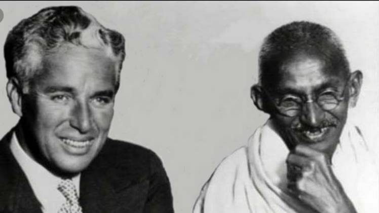 महात्मा गांधी और चार्ली चैपलिन