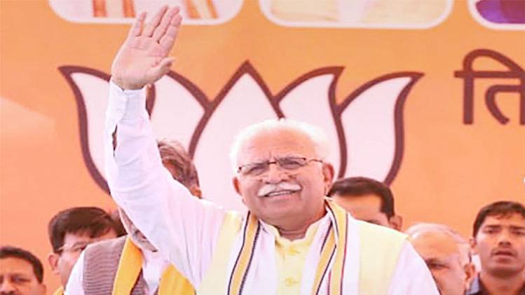 हरियाणा के मुख्यमंत्री मनोहर लाल खट्टर (फाइल फोटोः PTI)