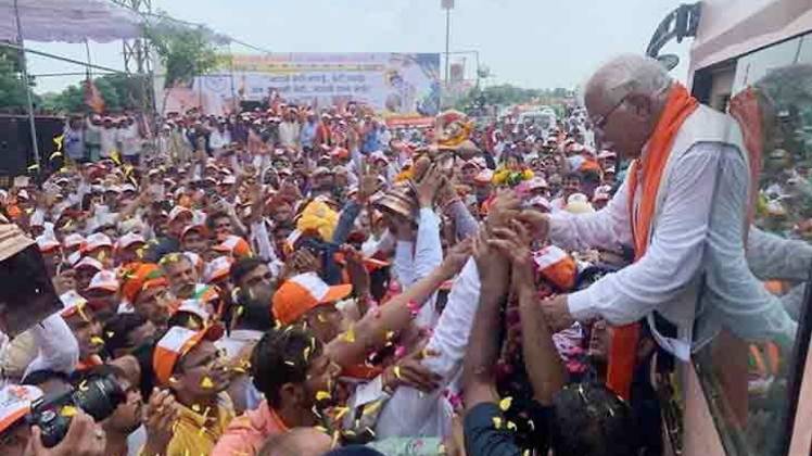 मेवात में सीएम मनोहर लाल खट्टर