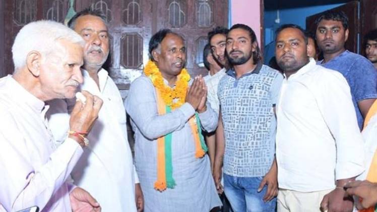 बीजेपी के जगदीश नायर ने होडल से जीत हासिल की 