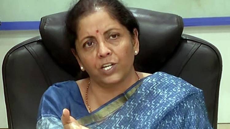 वित्त मंत्री निर्मला सीतारमण की फाइल फोटो (ANI)