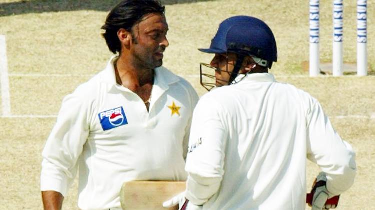 Virender Sehwag and shoaib akhtar