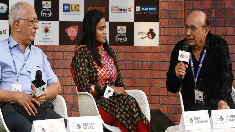 'कच्छ से साबरमती, गुजराती साहित्य का उत्सव' विषयक सत्र में लेखक