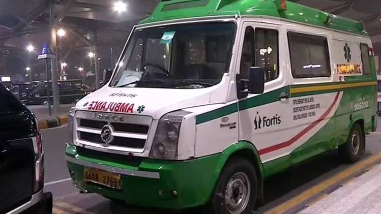 एंबुलेंस ने 22.5 किमी की दूरी 19.5 मिनट में तय की (ANI)