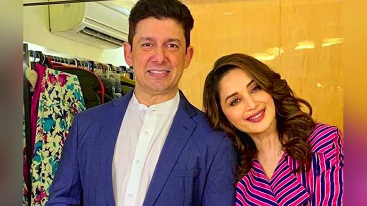 पति श्रीराम नेने के साथ माधुरी दीक्ष‍ित 