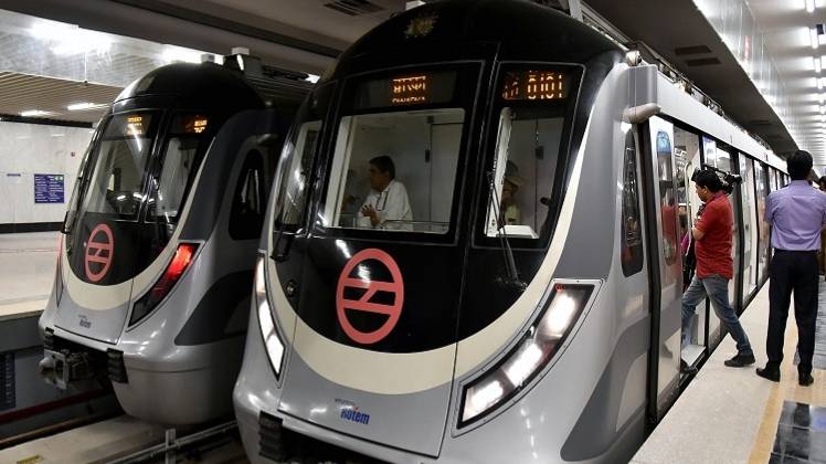 दिल्ली मेट्रो की फाइल फोटो (ANI)