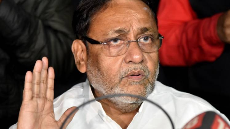 एनसीपी नेता नवाब मलिक की फाइल फोटो (ANI)