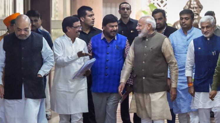 एनडीए की बैठक (फोटो-PTI)