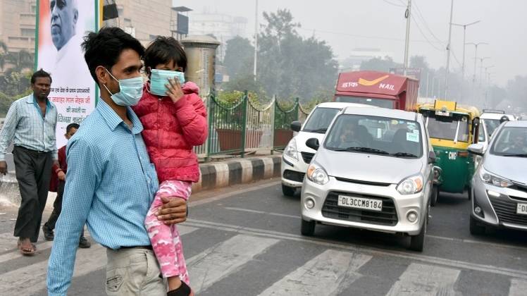 दिल्ली में प्रदूषण की मार जारी है (फाइल फोटो-ANI)
