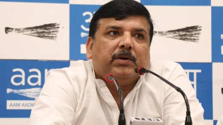 AAP के राज्यसभा सांसद संजय सिंह 