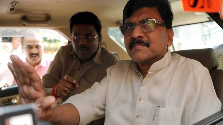 शिवसेना नेता संजय राउत की फाइल फोटो (ANI)