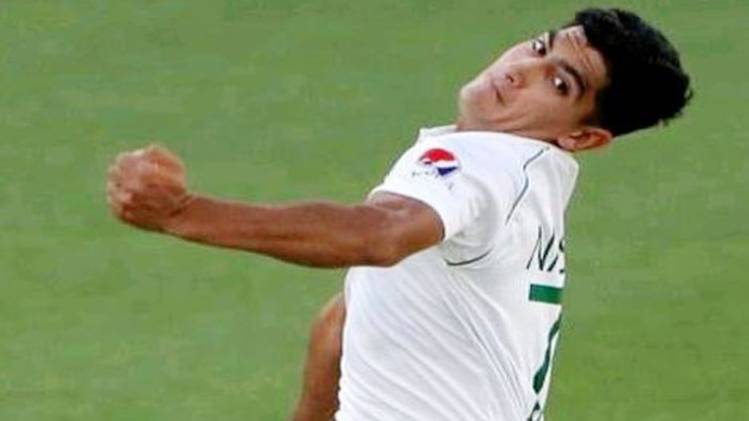 Bowling sensation Naseem Shah. (Twitter)