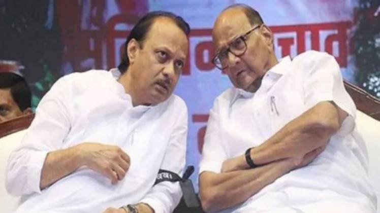 अजित पवार और शरद पवार (फाइल फोटो)