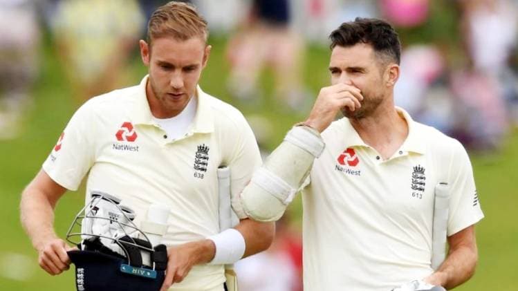 James Anderson and Stuart Broad