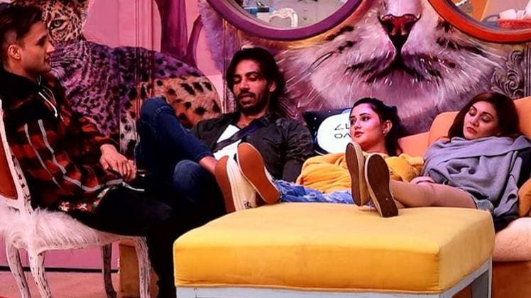 असीम रियाज, अरहान खान, रश्मि देसाई