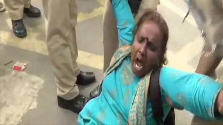 नागरिकता कानून का विरोध (फोटो-एएनआई)