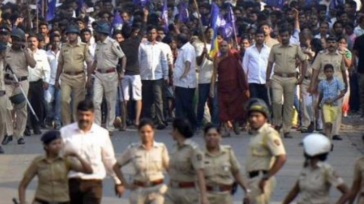 भीमा कोरेगांव प्रदर्शन की फाइल फोटो