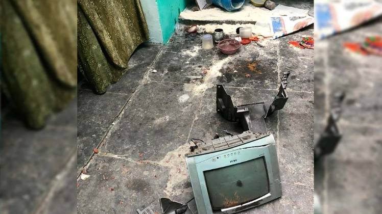 बिजनौर में भड़की हिंसा के बाद पुलिस पर लगा घरों में तोड़फोड़ का आरोप