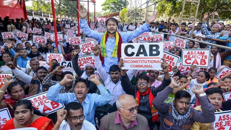 नागरिकता संशोधन विधेयक 2019 का हो रहा है विरोध (फोटो-PTI)