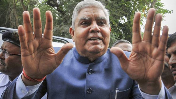 बंगाल के राज्यपाल जगदीप धनखड़ (PTI)