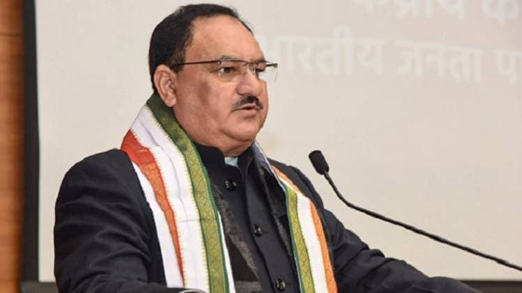 बीजेपी के कार्यकारी अध्यक्ष जेपी नड्डा (फाइल फोटोः पीटीआई)