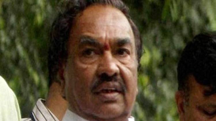 कर्नाटक के मंत्री के एस ईश्वरप्पा (फाइल फोटो)