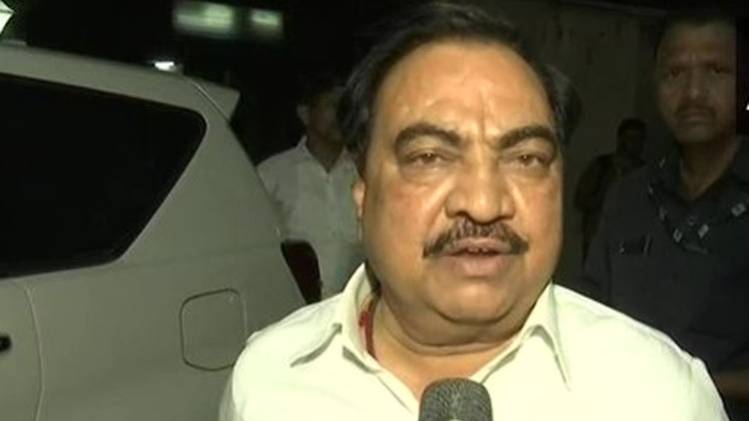 बीजेपी नेता एकनाथ खड़से  (फोटो-ANI)