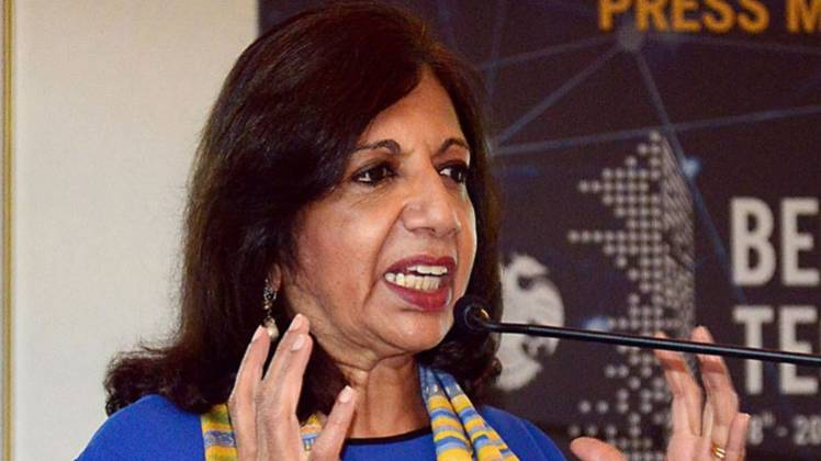 बायोकॉन की मैनेजिंग डायरेक्टर किरण मजूमदार शॉ (पीटीआई)