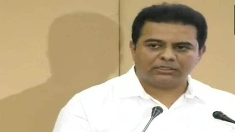 तेलंगाना के मंत्री केटी रामाराव (फोटो-ANI)