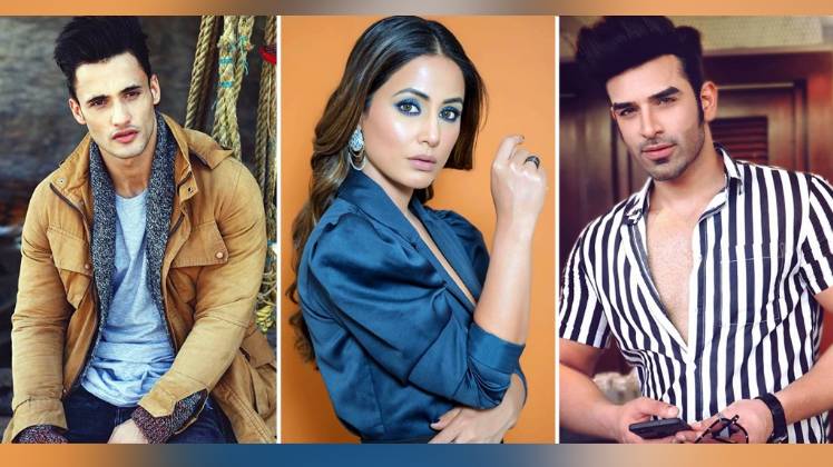 असीम रियाज, हिना खान, पारस छाबड़ा 