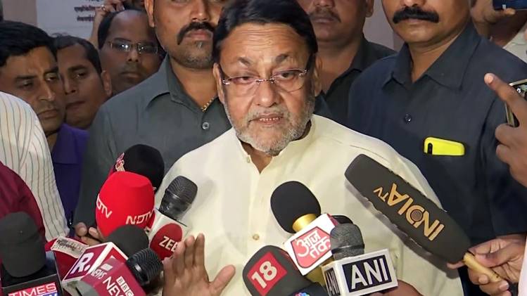 एनसीपी नेता नवाब मलिक की फाइल फोटो (ANI)