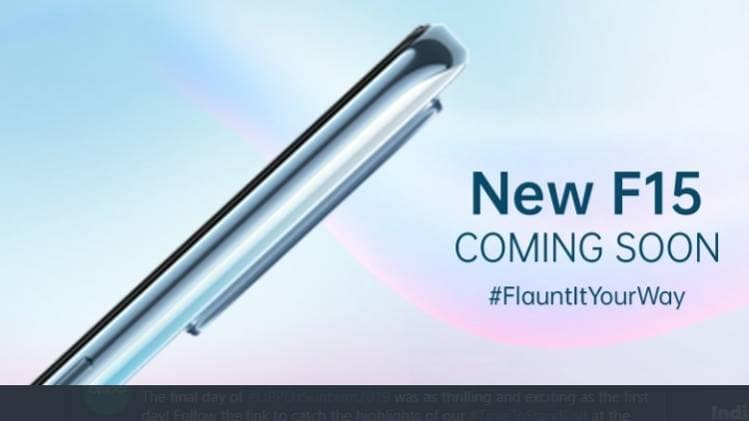 Oppo F15 teaser