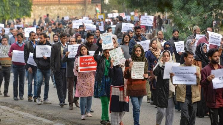 नागरिकता कानून के खिलाफ विरोध-प्रदर्शन (फोटो-PTI)