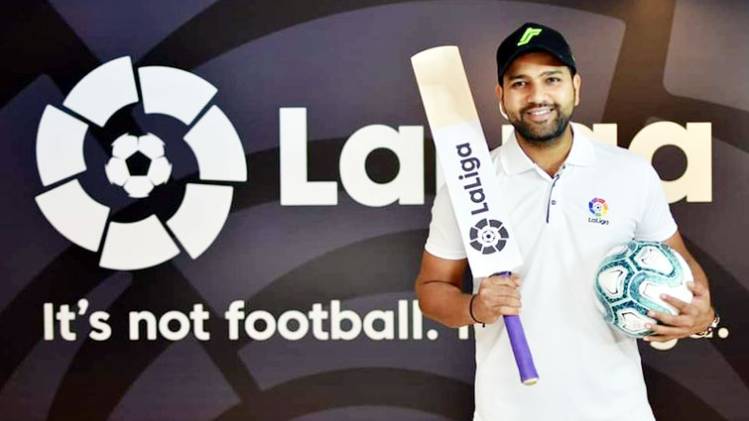 The new La Liga Brand Ambassador in India, Rohit Sharma (Twitter)