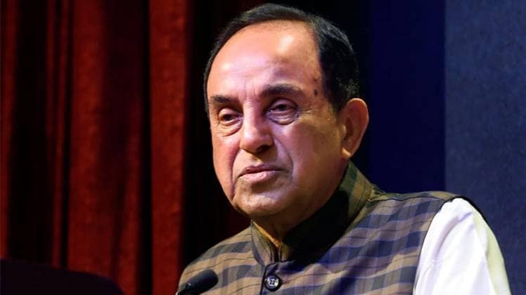 भाजपा नेता सुब्रमण्यम स्वामी (फाइल फोटोः पीटीआई)