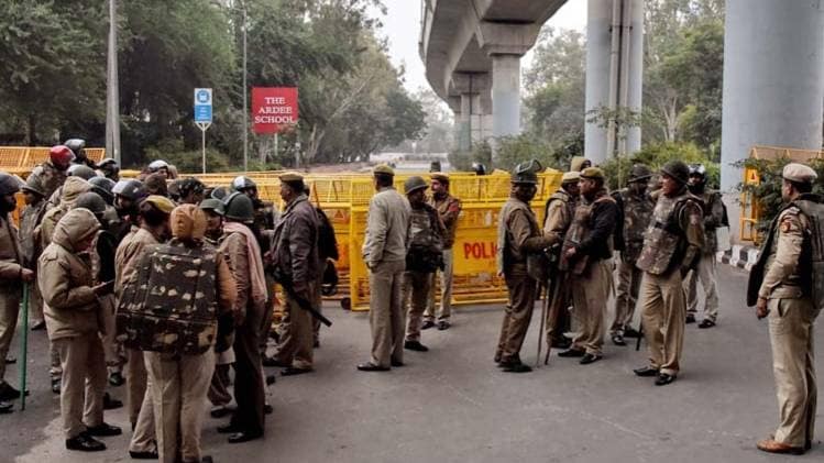 सीलमपुर हिंसा के बाद पुलिस ने चौकसी बढ़ा दी है (ANI)