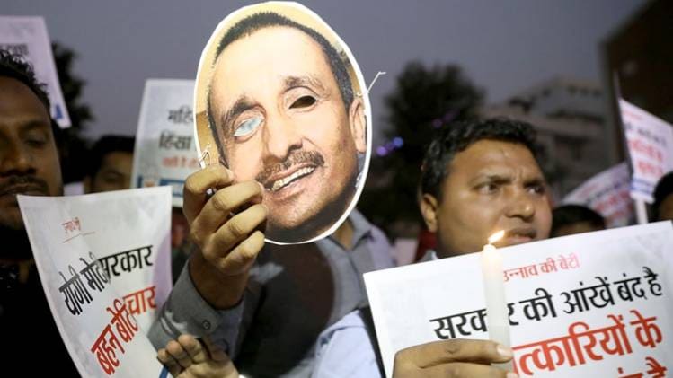 बीजेपी से निष्कासित विधायक कुलदीप सिंह सेंगर (फोटो- ANI)