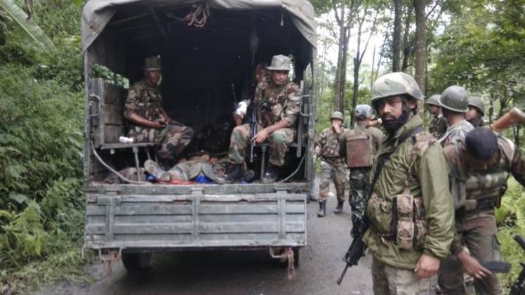 सुरक्षाबलों की फाइल फोटो (ANI)