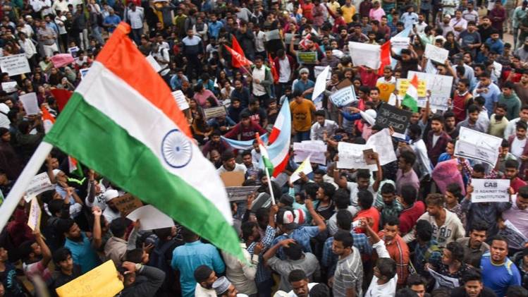 NRC के खिलाफ हैदराबाद में प्रदर्शन (फोटो-पीटीआई)