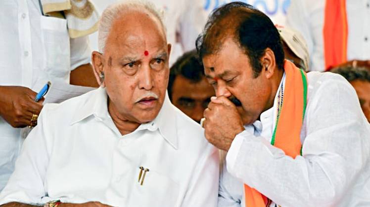 कर्नाटक के सीएम बी.एस येदियुरप्पा (फोटो- ANI)