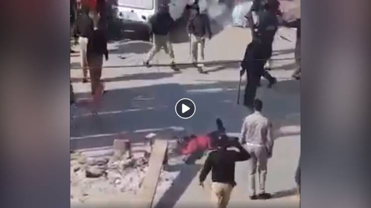 वायरल हो रहे वीडियो का स्क्रीनशॉट