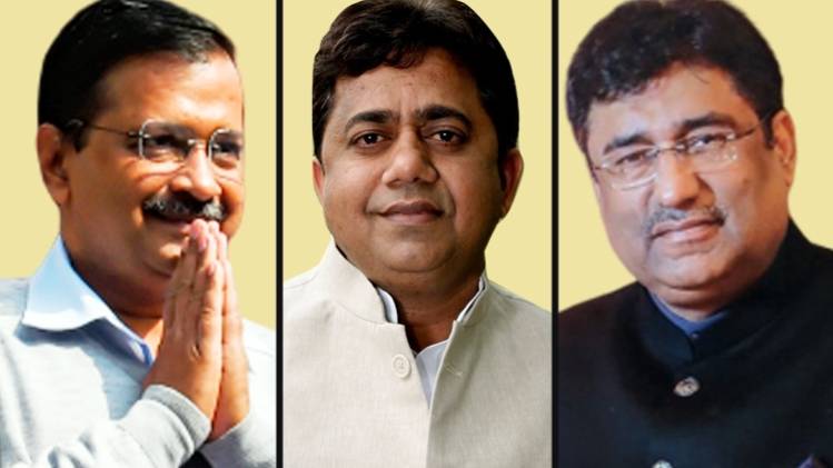 Delhi assembly election 2020: अरविंद केजरीवाल, सुनील यादव, रोमेश सभरवाल