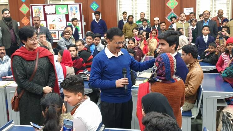 PTM में अरविंद केजरीवाल