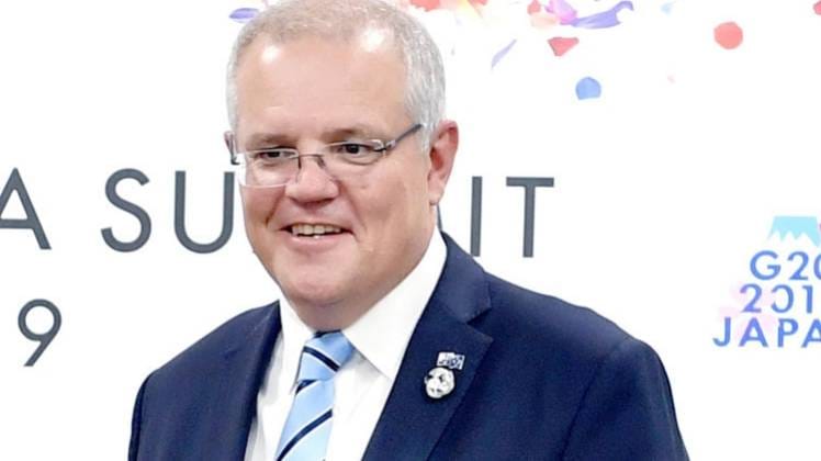 ऑस्ट्रेलिया के प्रधानमंत्री स्कॉट मॉरिसन (Courtesy- ANI)