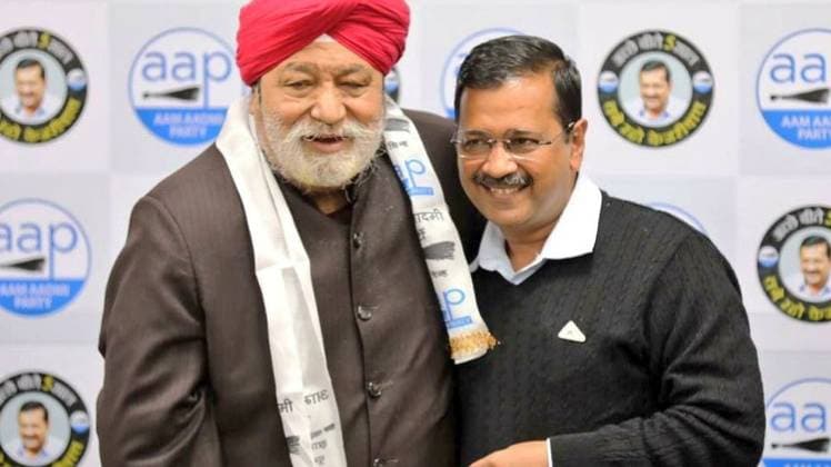 हरशरण सिंह बल्ली AAP में शामिल (Photo- Aajtak)