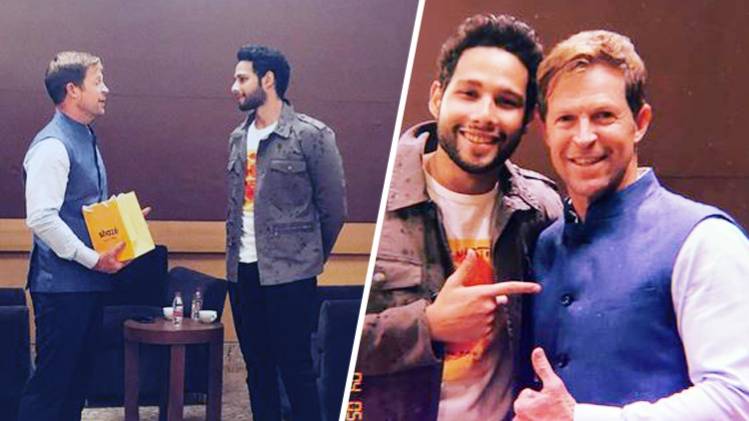 जॉन्टी रोड्स संग सिद्धांत चतुर्वेदी