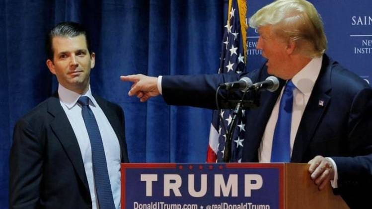 डोनाल्ड ट्रंप और डोनाल्ड ट्रंप जूनियर (फोटो: रॉयटर्स)
