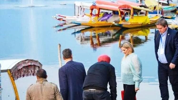 यूरोपीय सांसदों के दल के कश्मीर दौरे की फाइल फोटो