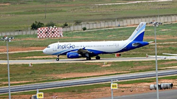 इंडिगो विमान की फाइल फोटो (ANI)
