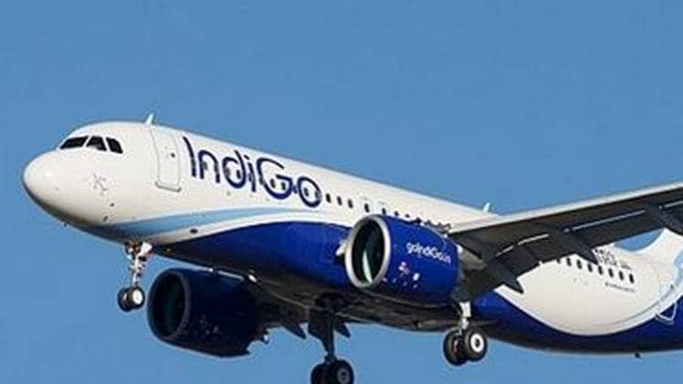 इंडिगो फ्लाइट की फाइल तस्वीर (ANI)